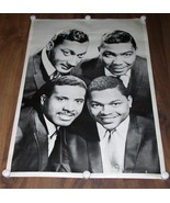 The Four Tops Poster Vintage 1967 Famous Faces Hippie Head Shop Levi Stubbs - $410.29 CAD