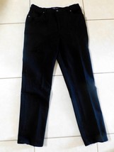 Pants J EAN S Ladies Gloria Vanderbilt Amanda Classic Black Sz 12 Avg Worn 1-2X - £16.83 GBP