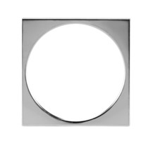 Square Tile Ring - stainless steel - carded - $5.36