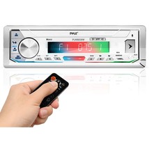 Pyle Marine Stereo Receiver Power Amplifier - AM/FM/MP3/USB/Aux/SD Card Reader M - £64.20 GBP