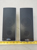 22PP17 PAIR OF SONY SPEAKERS, TEST GOOD, SS-TS72, 3 OHM, 8-5/8&quot; X 3-5/8&quot;... - $13.95
