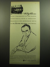 1958 RCA Victor Records Album Ad - Spain Reiner/Chicago Symphony - £14.78 GBP