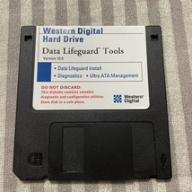 Western Digital Hard Drive Data Life Guard Tools Version 10.0 Floppy Dis... - $8.55