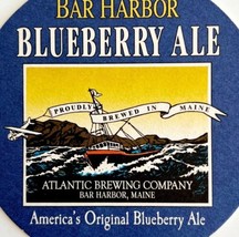 Atlantic Brewing Company Coaster Maine Bar Harbor Blueberry Ale Nautical C96 - £7.82 GBP