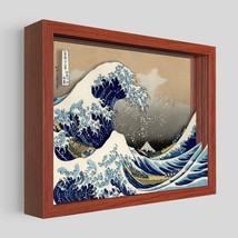 The Great Wave off Kanagawa Framed Shadow Box Wall Art 16x12 Poster - £191.83 GBP