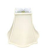 Royal Designs Fancy Square Bell Lamp Shade - Eggshell - 6 x 14 x 11.5 - £51.15 GBP