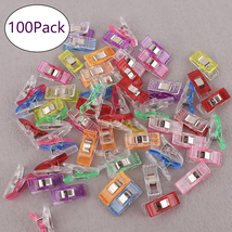 100 Pack Multipurpose Sewing Clips for Quilting and Crafts with Tin Box,... - $10.45