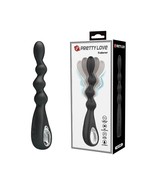 Pretty Love Federer Vibrating Beaded Anal Probe Black - $31.81 CAD