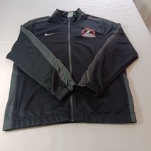 Nike Dri Fit Men's Black Full Zip Pockets Jacket Size XL Chest 49" image 10