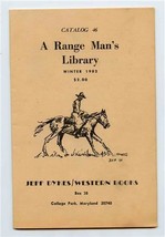 A Range Man&#39;s Library Winter 1982 Jeff Dykes Western Books Catalog 46 - $17.82