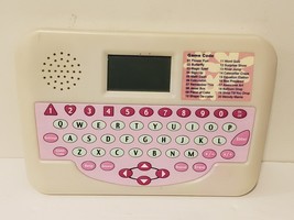 Barbie Handheld Computer Tablet Game Electronic Vintage Learning TESTED WORKING - $17.95