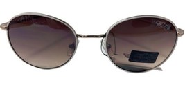 Retro Rewind  Womens White metal round Frames with Brown Lens NWT 3010 - £7.37 GBP