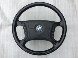 BMW E34 E36 E38 E39 OEM Multi-functional Leather Steering wheel single s... - £91.99 GBP