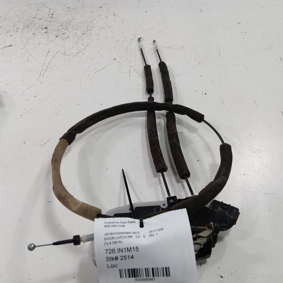 INFINITI Q50 Door Latch Lock Right Passenger Rear  2014 2015 2016 2017 2018 - $34.94