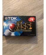 TDK CD Bass Heavy Bass Performance 74 min Blank Recording Cassette New S... - £2.28 GBP