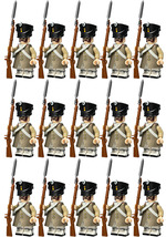 Napoleonic Wars Russian Line Infantry Army Set 15 Minifigures Lot - $22.58