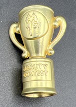 Monopoly Surprise Community Chest Gold Beauty Contest Trophy Token Game ... - $9.79