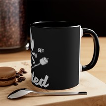 Colorful Accent Coffee Mug, 11oz, Custom Design, Two-Tone, Ceramic, C-Ha... - £12.96 GBP
