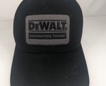 DeWalt Embroidered Hat Snapback With Mesh Back Black ONE SIZE &quot;Guarantee... - $10.99