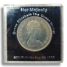 Elizabeth II The Queen Mother 1980 Coin In Case United Kingdom - $18.99