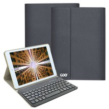 For iPad 9.7 2017 Keyboard Case Slim Lightweight Stand Portfolio Case Cover Grey - £85.39 GBP