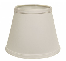 19" White Empire Slanted No Slub Lampshade - $121.07