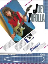 Joey Tafolla 1987 Ibanez 540 Radius electric guitar ad 8 x 11 advertisement - £3.31 GBP