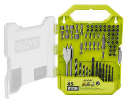 RYOBI - A986501 - Drill and Impact Drive Kit - 65-Piece - £31.23 GBP