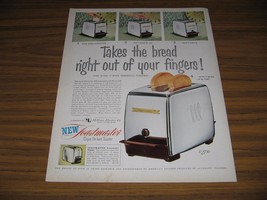 1953 Print Ad Toastmaster Super Deluxe Toasters McGraw Electric, Elgin,IL - $15.67