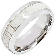 COI Tungsten Carbide Deer Antler Wedding Band Ring-TG1567AA  - £110.16 GBP