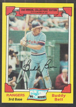 Texas Rangers Buddy Bell 1982 Drakes Big Hitters Baseball Card 2 nr mt - £2.17 GBP