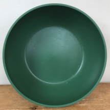 W&amp;P Design Dark Green Microwave Dishwasher Safe Rubberized Porter Bowl 7.5“ - £10.21 GBP