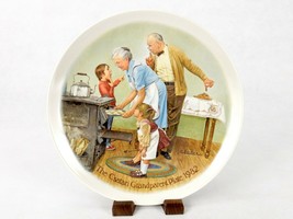 Joseph Csatari Plate, &quot;The Cookie Tasting&quot;, Grandparent Series, Knowles, #4491A - £5.42 GBP