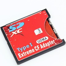 Micro SD SDHC to Compact Flash CF 1 Type I Card Adapter Converter 16GB 32GB 64GB - £7.11 GBP
