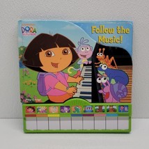 2010 Nickelodeon Dora the Explorer Follow the Music Play Piano Book - Works! - £19.53 GBP