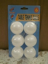 NEW TOY CLOSEOUTS- EACH- MIX &amp; MATCH- PACK OF 6 TABLE TENNIS BALLS- L86 - $4.55