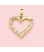 Elegant Gold Heart Pendant - $142.56