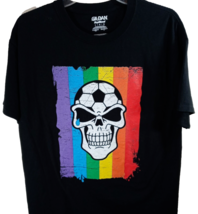 Spread Love Not Hate T-Shirt Kids Large Ball Skull Church Team Gildan Dry - £7.69 GBP