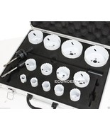 18PC BI-METAL HOLE SAW KIT BI METAL 3/4&quot; TO 3-1/4&quot; HOLE SAW DRILLING SET... - $58.89