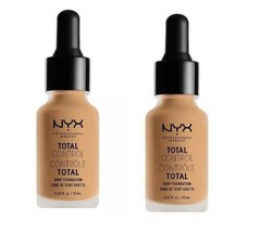 2 x NYX Total Control Drop Foundation *TCDF16 Mahogany* New in box  ( 2 ... - $9.89