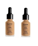 2 x NYX Total Control Drop Foundation *TCDF16 Mahogany* New in box  ( 2 ... - £7.75 GBP