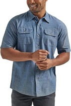 Wrangler Authentics Men's Short Sleeve Classic Woven Shirt - Pockets - Size: 3XL - £14.70 GBP