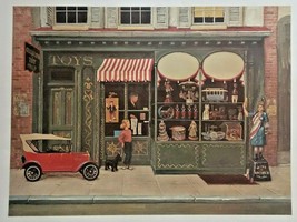 Vintage Rare Print of Georgetown Toy Shop in the early 1950&#39;s. - £32.07 GBP