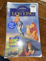 The Lion King VHS #2977 Walt Disney Masterpiece Collection (1994) sealed New - £254.11 GBP