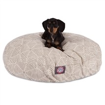 Majestic Pet 78899550667 Charlie Beige Metallic Small Round Dog Bed - £53.75 GBP