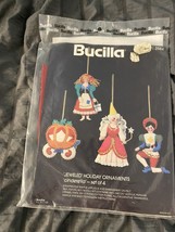 Bucilla 3584 Jeweled Holiday Ornaments Kit Cinderella New Sealed - $69.29