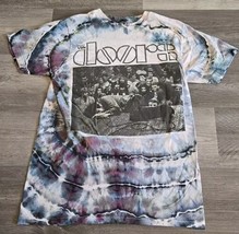 Jim Morrison The Doors Band Tee Tie Dye T-shirt Medium 2 small holes - £15.37 GBP