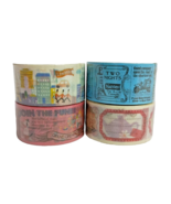 4 Rolls Daiso Japan Assorted Washi Masking Tape - £11.77 GBP