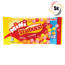 5x Bags Starburst Mini Original Flavor King Size Candy | 3.5oz | Fast Shipping - £14.38 GBP