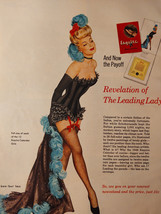 1947 Esquire Art Ad Advertisement Calender Girls Leading Lady Ben Hur Baz - £10.01 GBP